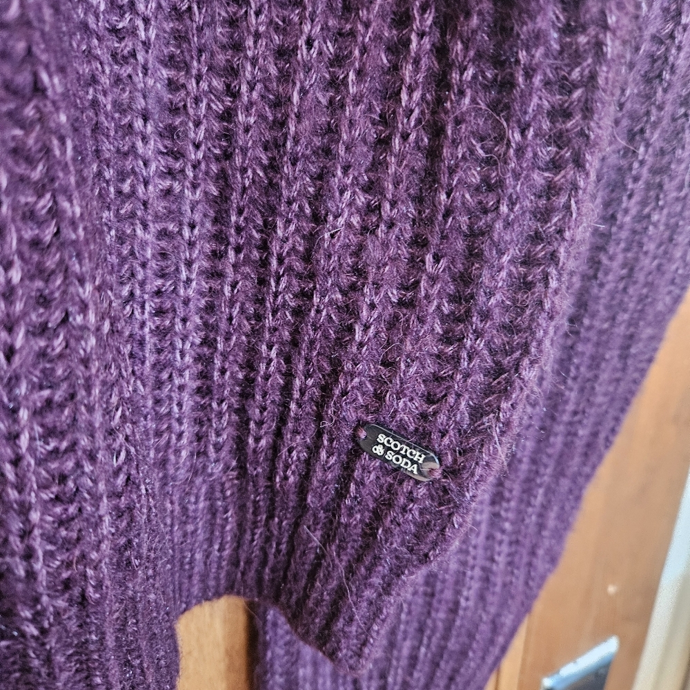 NWT Scotch & Soda Amsterdam Pink Purple Women's Sweater L - Picture 5 of 7
